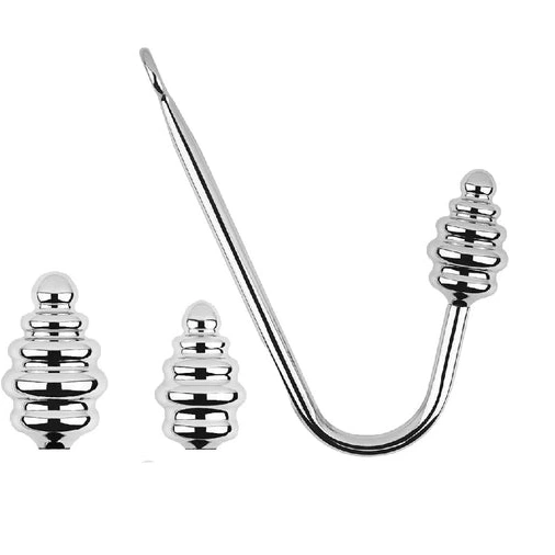 Anal Ribbed GreatBenefit Set Screw-in 8826 Hook 0812